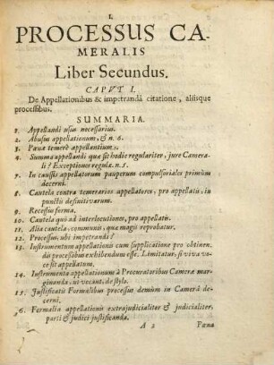 Christophori Schvvanmanni Stadensis De Processibvs Avgvstissimi, Camerae Imperialis, Iudicii Libri Duo : recogniti & aucti, 2. In Quo Agitur De Processibus in causis Appellationum, Mandatorum cum & sine clausula, Item Religionis, Pignorationum, Arrestorum, Relaxationis iuramenti ad effectum agendi, L. diffamari, Promotorialium & causarum Fiscalium, hodie in Camera Imperiali usitatis