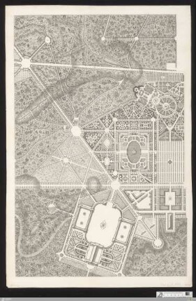 Topographischer Plan der Solitude bey Stuttgardt