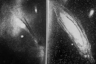 Andromedanebel, zwei Aufnahmen : Technikgeschichte | Astronomie | Astronomische Nebel