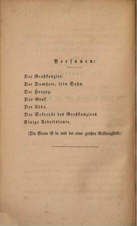 Hoftheater von Barataria oder Sprichwortspiele, 2