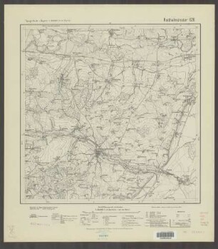 626 Rotthalmünster ; Topographische Karte von Bayern 1:25.000 [Positionsblätter]