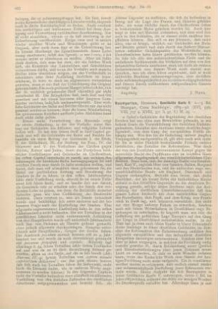 454-457 [Rezension] Baumgarten, Herrmann, Geschichte Karls V. 1.-3. Bd