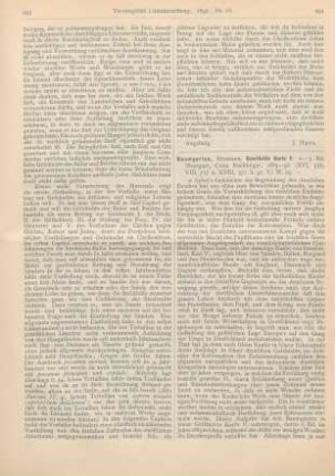 454-457 [Rezension] Baumgarten, Herrmann, Geschichte Karls V. 1.-3. Bd