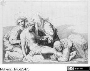 L'Imperiale e Reale Galleria Pitti / illustrata per cura di Luigi Bardi, Firenze : Tipografia Galileiana, 1837-1842, Band 1., Pietá (Taf. 29)