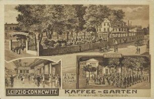 Leipzig-Connewitz - Kaffee-Garten - Inh. Friedrich Schnurbusch.