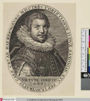 Christianus II. Dux [Christian II. Kurfürst von Sachsen]
