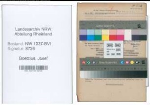 Entnazifizierung Josef Boetzius , geb. 16.05.1901 (Polizeibeamter)
