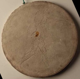 Seite (Teilabguss) eines bronzenen Diskus