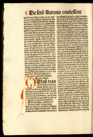 De sancto Antonio confessore. Sermo .XLV.