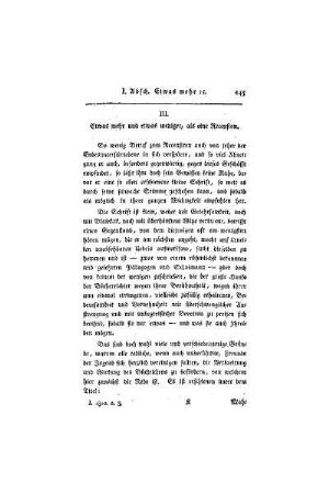 Etwas mehr und etwas weniger, als eine Recension