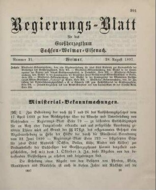 91. Ministerial-Bekanntmachung, betreffend eine Abgabenerhebung für jedes Stück Rindvieh zur Verbandskasse der Viehbesitzer des Großherzogthums