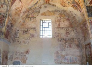 Szenen aus dem Alten Testament und aus dem Leben Christi, Franziskanerheilige und die vier Kardinaltugenden, Paradies