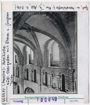 Lessay (Manche): Ehemalige Abteikirche, Inneres, südlicher Obergaden