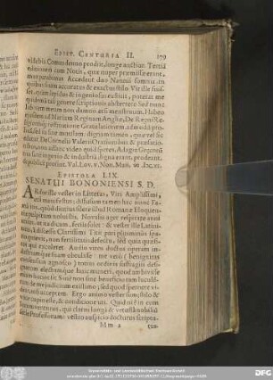 Epistola LIX. Senatui Bononiensi S. D.