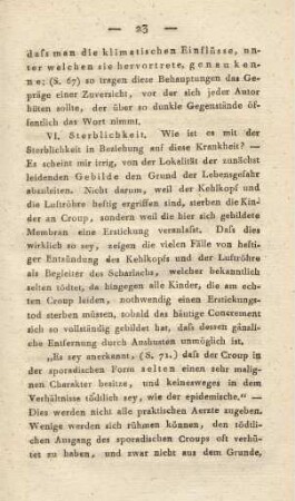 VI. Sterblichkeit