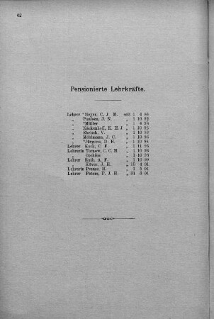 pensionierte Lehrkräfte