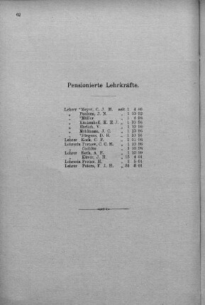pensionierte Lehrkräfte