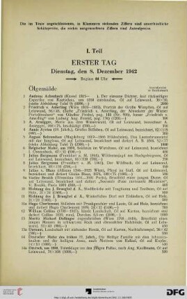Ölgemälde (Nr. 1-99)