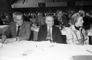 Freiburg: Stadthalle; Europatage Paneuropa-Union, Präsidiumstisch