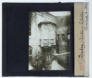 Nürnberg, Chörlein vom Sebalder Pfarrhof (Original, Nürnberg GNM A3775)