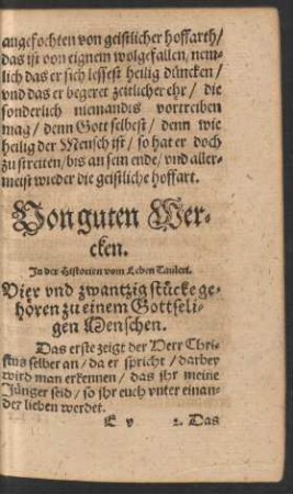 Von guten Wercken.