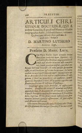 298-339, Articuli Christianae Doctrinae