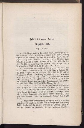 Inhalt des achten Bandes.