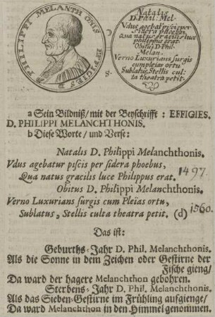 Bildnis des Philippus Melanthon