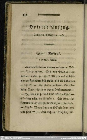 Dritter Aufzug. Zimmer des Grafen Ottavio