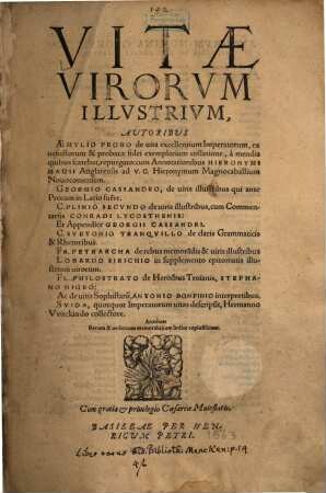 Vitae virorum illustrium