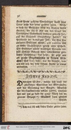 Zehntes Kapitel