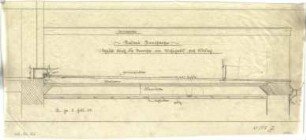 Billing, Hermann; Karlsruhe (Baden-Württemberg), Kolpingplatz; Kolpingplatz (früher Karlsplatz) - Neubau Kantstraße, Wohnhaus Billing, Terrasse(Schnitt)