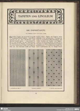 Die Papiertapete