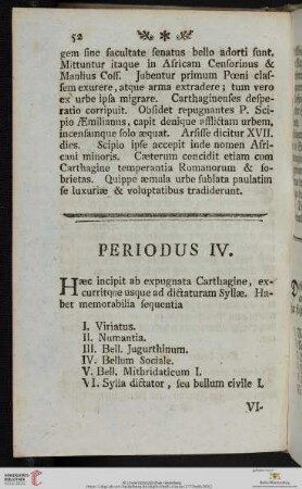 Periodus IV