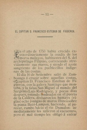 El Capitan D. Francisco Esteban de Figueroa