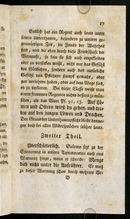 17-24, Zweiter Theil