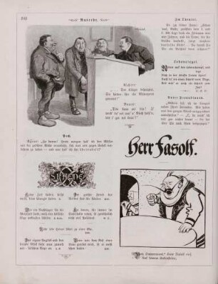 "Ausrede" "Spaene" "Herr Fasolf"
