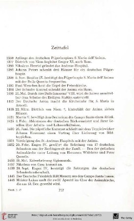 Zeittafel