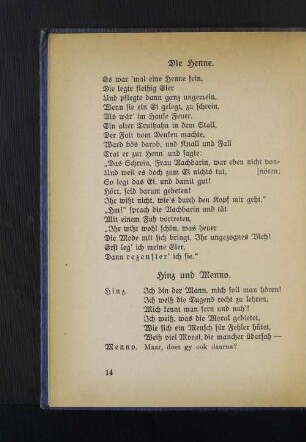 Die Henne.