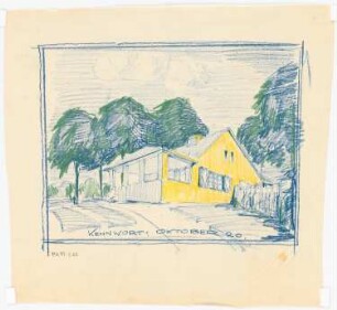 Wohnlaube Monatskonkurrenz Oktober 1920: Perspektivische Ansicht