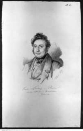 Sammlung von Bildnissen deutscher Künstler in Rom (Erstes Künstleralbum)Porträt Emil Loehr - Erstes Künstleralbum (Originaltitel: Sammlung von Bildnissen Germanischer Künstler in Rom / Sammlung von Bildnissen Deutscher Künstler in Rom, gestiftet im Jahre 1832)