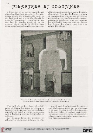 2: Pilastres et colonnes