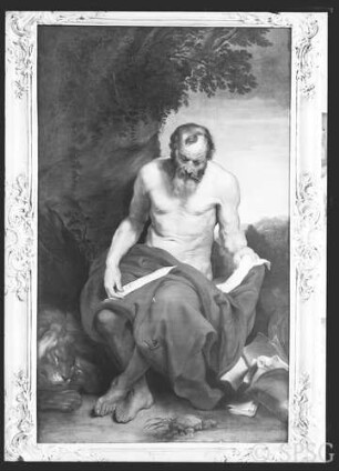 Dyck, Anton van. Werkstatt: Der heilige Hieronymus, GK I 7588. (Verlust)