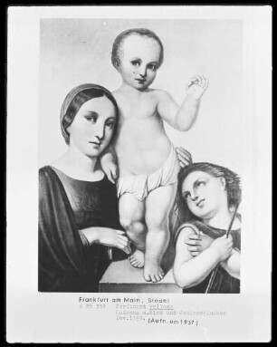 Das segnende Christuskind mit Maria und dem Johannesknaben