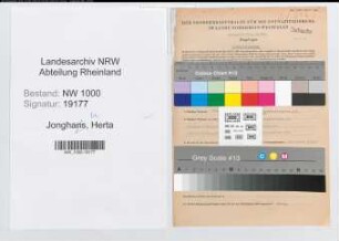 Entnazifizierung Herta Jonghaus, geb. 21.08.1910 (Jugendleiterin)