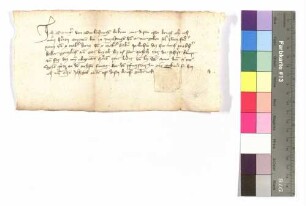 Beringer von Berlichingen, Amtmann zu Ingelfingen: Besoldung; Siegel: Beringer von Berlichingen.