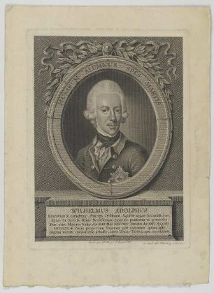 Bildnis des Wilhelmus Adolphus