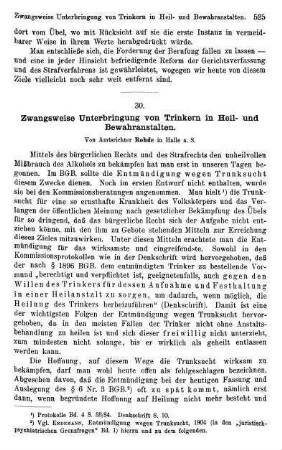 525-537, Zwangsweise Unterbringung von Trinkern in Heil- und Bewahranstalten