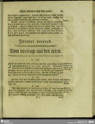 Zweyter vortrab