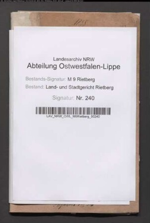 Erblasser: Baumeister, Eva: Testament